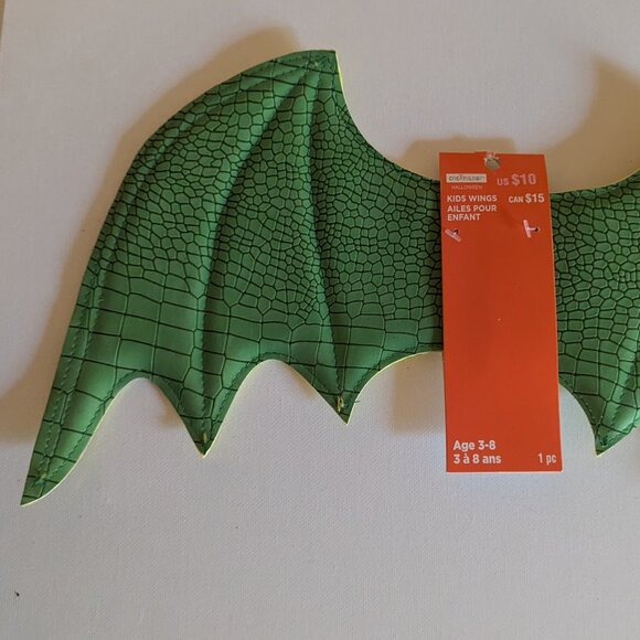 Creatology Other - NWT Kids Dragon Wings Halloween Costume Green Yellow Scales Fantasy Creatology